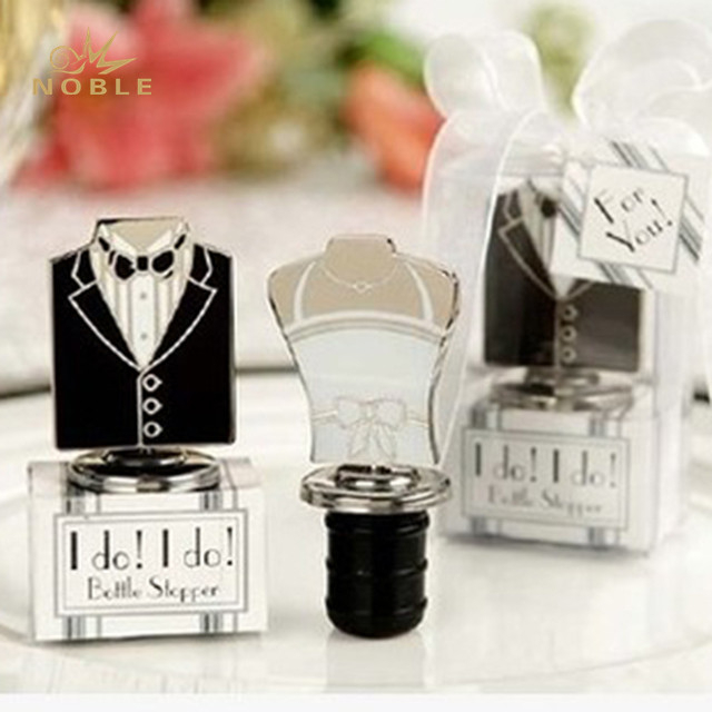 Metal Wedding Gifts Couple Wine Stopper