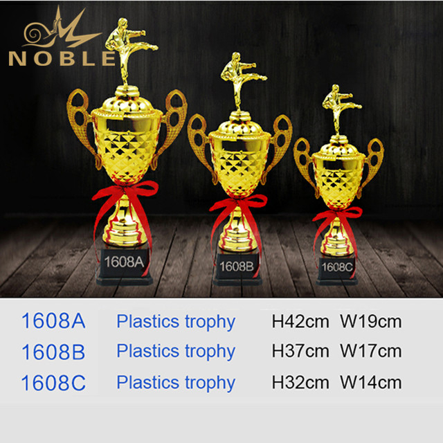 Sports Gold Plastic Taekwondo Trophy
