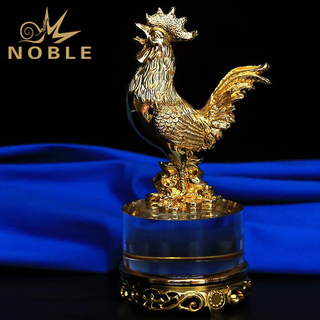 Custom Engraved Awards Cock Resin Trophy