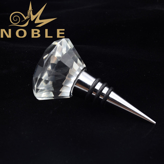 Custom Logo Engraving Crystal Wine Stopper 