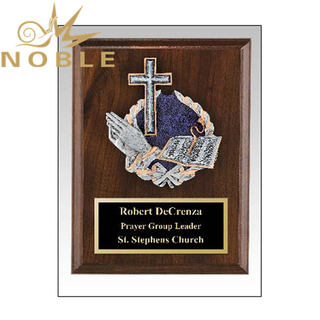 Custom Wooden Religious Trophy Plaques