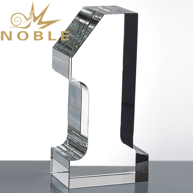 No.1 High Quality Custom Crystal Teamwork Trophy 