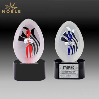 Crystal Egg with Art Twist