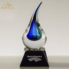 Blue And Green Teardrop Award