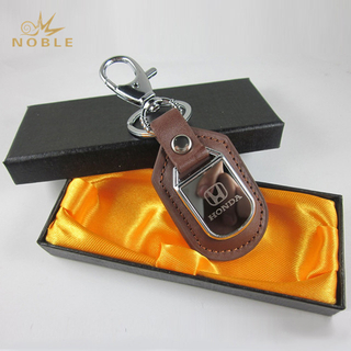 Honda Leather Keychain
