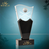 Black Crystal Silver Tennis Trophy