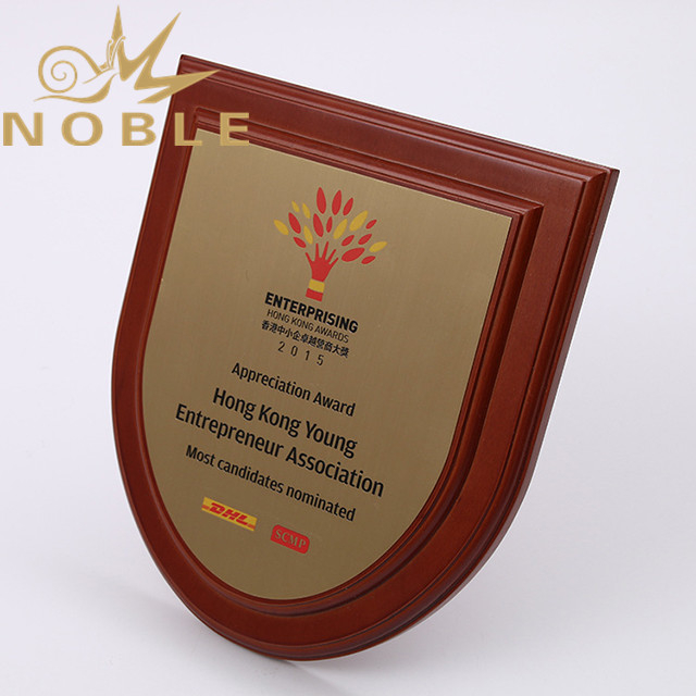 Custom Wooden Shield Plaque 