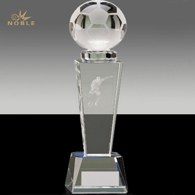 Football Crystal Trophy