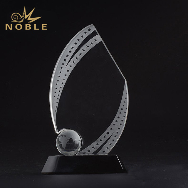 Custom Sports Crystal Globe Trophy