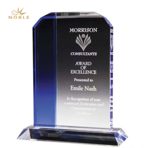 Custom Engraved Crystal Plaque Award