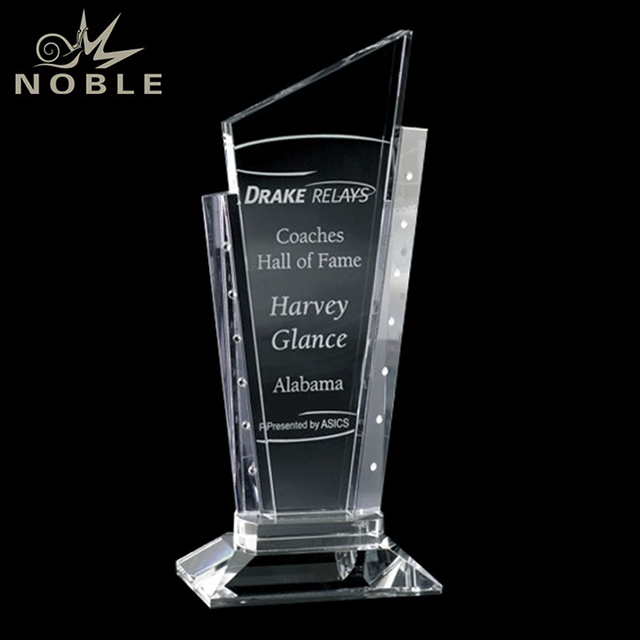 2019 Purple Tesoro Crystal Corporate Trophy