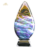 Hand Blown Ocean Teardrop Trophy