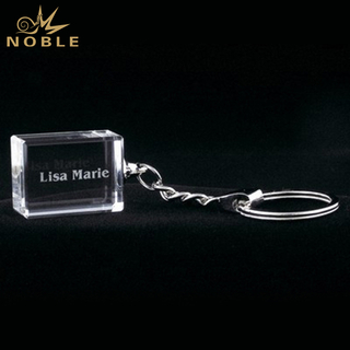 Elegant Laser Etched Engraved Keychain