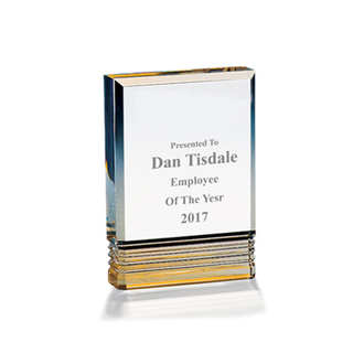 Custom Colored Acrylic Cube Trophy