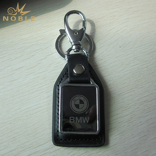 Custom Design Leather And Metal Keychain
