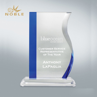 Custom Design Crystal Corporate Trophy