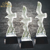 Crystal 3D Eagle Trophy With Base