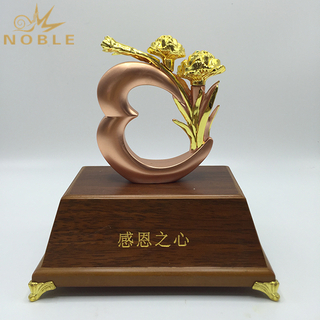 Thanksgiving Heart Metal Office Home Decoration