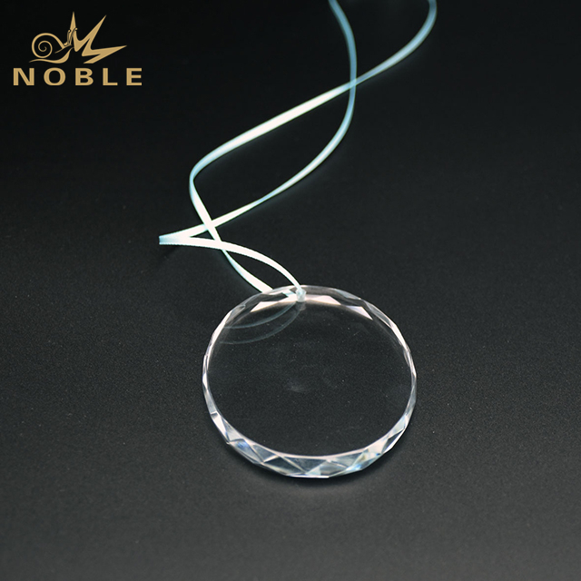 Hot Sale Engraved Round Crystal Ornament 