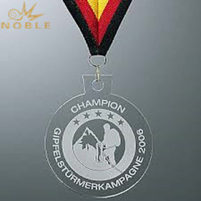 Blank Round Crystal Ornament with String