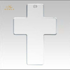 Blank Cross Crystal Ornament with String