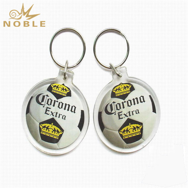 Custom Football Metal Keychain