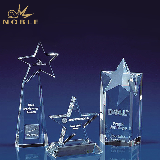 Hot Selling Crystal Star Trophy