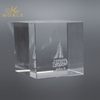 Wholesale 3D Laser Engraved Crystal Cube 