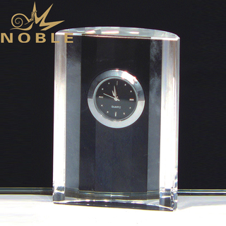 Crystal Clock Award As Souvenir Gifts