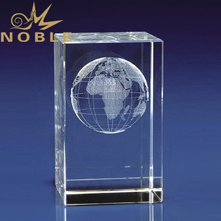 3d Laser Globe Crystal Award 