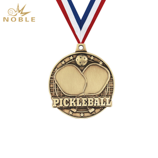 Gold Pickleball Sports Medal