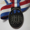 3D Black Metal Running Medal