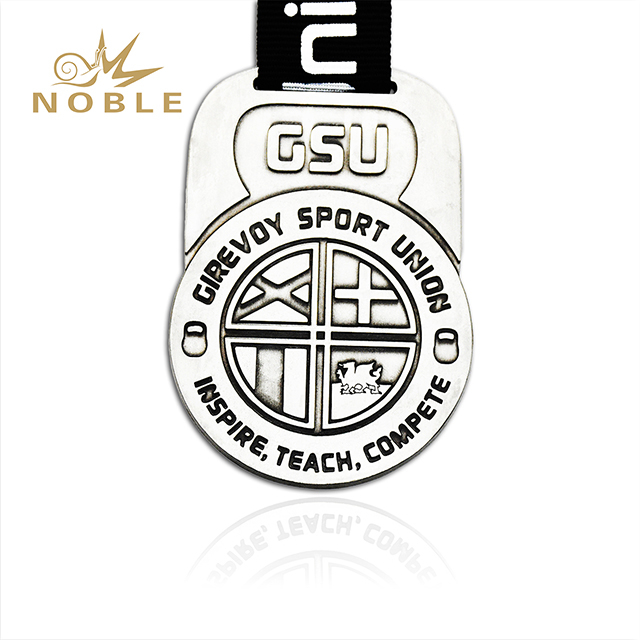 High Quality Silver Metal Medal