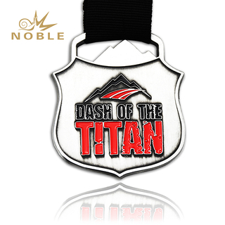 Custom Designed Silver Metal Medal
