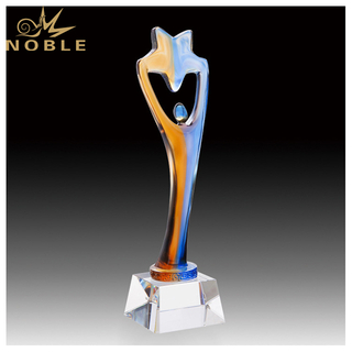 Art Glass Man And Star Award