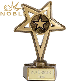 Gold Resin Europa Star Trophy