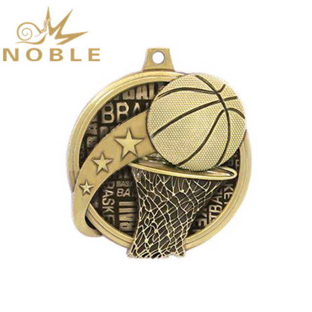 Cheap Custom Basketball Sports Medal 