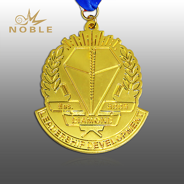 Custom Design Die Cast Your Logo Shape Gold Medal 