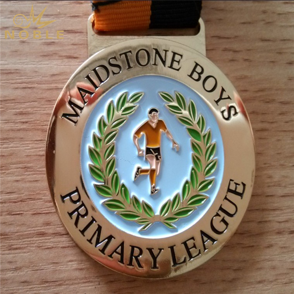 Custom Silver Medal With Engraved Logo