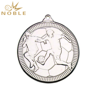 Custom Silver Football Medal