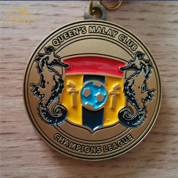 Custom Antique Metal Champion Medal