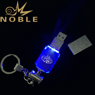 Custom Crystal Keychain with LED 