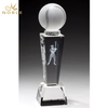 Sports Custom Crystal Baseball Award 