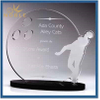 Sports Event Crystal Bowling Award