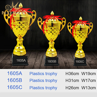 Custom Sports Gold Metal Plastic Trophy Cup