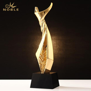 Gold Plated Resin Figurine Trophy