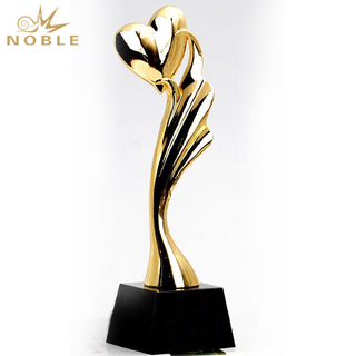 Heart Design Resin Award Trophy