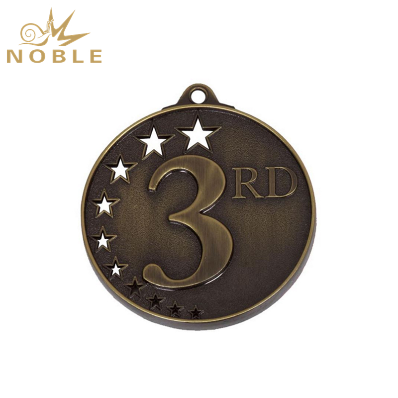 1st 2nd 3rd Place Medal with Stars