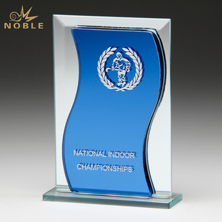 Azzuri Wave Mirror Glass Award