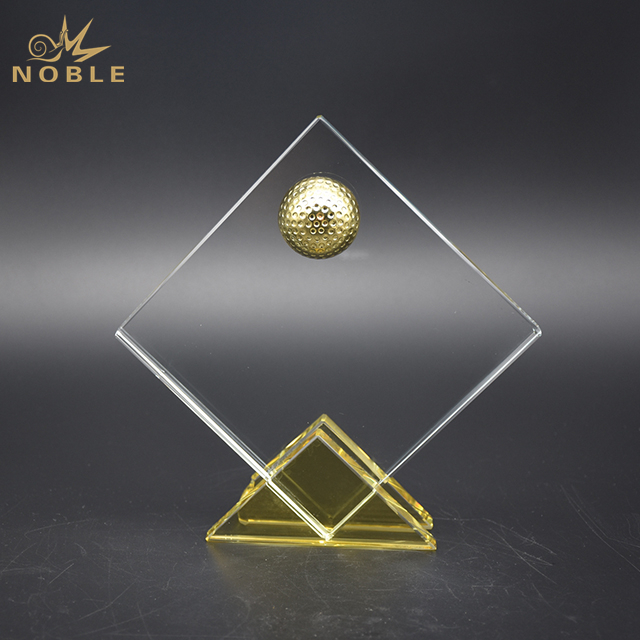 Custom Crystal Golf Trophy